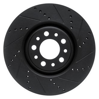 DFC® - Premium Drilled and Slotted Front Passenger Side Brake Rotor
