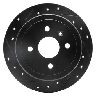 DFC® - Premium Drilled and Slotted Rear Driver Side Brake Rotor