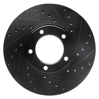 DFC® - Premium Drilled and Slotted Front Passenger Side Brake Rotor
