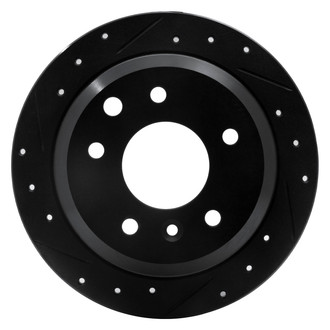DFC® - Premium Drilled and Slotted Rear Driver Side Brake Rotor