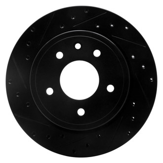 DFC® - Premium Drilled and Slotted Rear Driver Side Brake Rotor