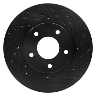 DFC® - Premium Drilled and Slotted Front Passenger Side Brake Rotor