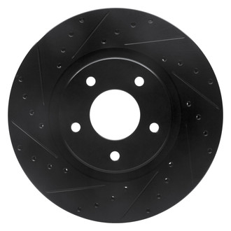 DFC® - Premium Drilled and Slotted Front Driver Side Brake Rotor
