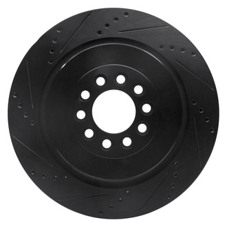 DFC® - Premium Drilled and Slotted Front Driver Side Brake Rotor