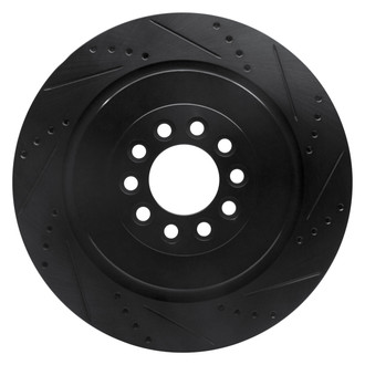 DFC® - Premium Drilled and Slotted Front Passenger Side Brake Rotor