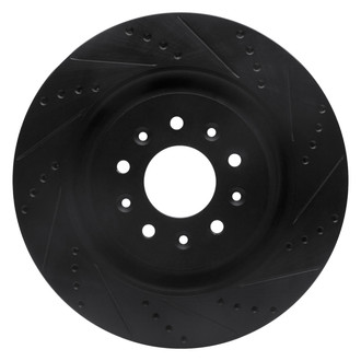 DFC® - Premium Drilled and Slotted Front Passenger Side Brake Rotor