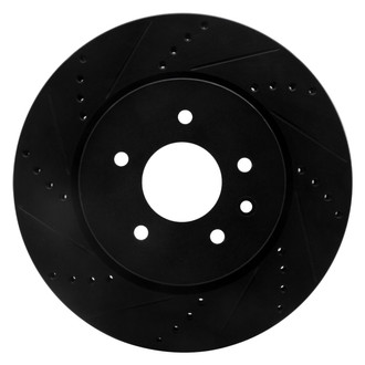 DFC® - Premium Drilled and Slotted Rear Driver Side Brake Rotor