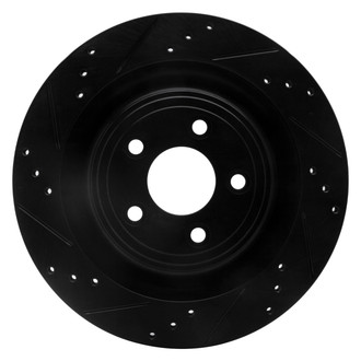 DFC® - Premium Drilled and Slotted Rear Driver Side Brake Rotor