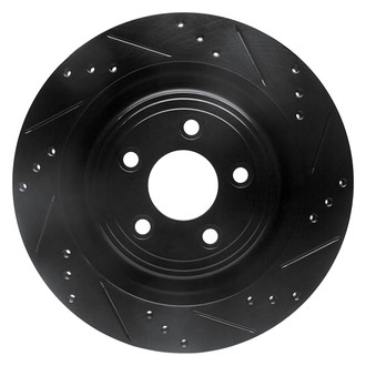 DFC® - Premium Drilled and Slotted Rear Passenger Side Brake Rotor