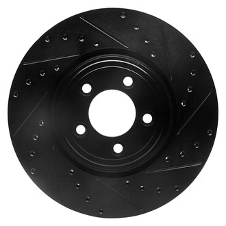 DFC® - Premium Drilled and Slotted Front Passenger Side Brake Rotor
