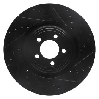 DFC® - Premium Drilled and Slotted Front Passenger Side Brake Rotor