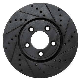 DFC® - Premium Drilled and Slotted Front Passenger Side Brake Rotor