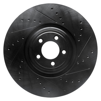 DFC® - Premium Drilled and Slotted Front Passenger Side Brake Rotor