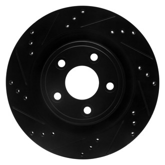 DFC® - Premium Drilled and Slotted Rear Driver Side Brake Rotor