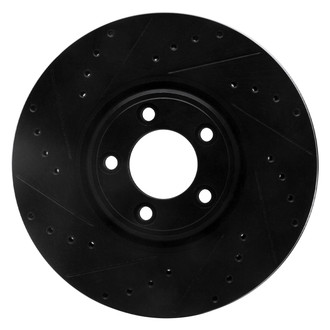 DFC® - Premium Drilled and Slotted Front Driver Side Brake Rotor