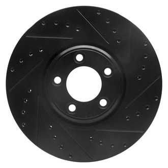 DFC® - Premium Drilled and Slotted Front Passenger Side Brake Rotor