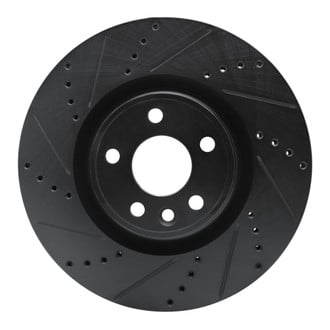 DFC® - Premium Drilled and Slotted Front Driver Side Brake Rotor