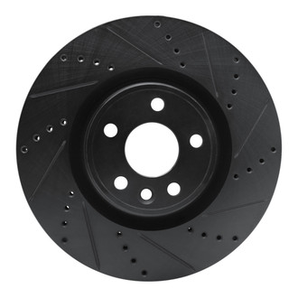 DFC® - Premium Drilled and Slotted Front Passenger Side Brake Rotor