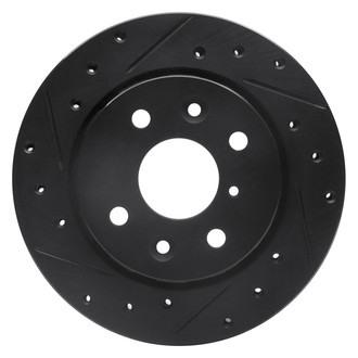 DFC® - Premium Drilled and Slotted Front Driver Side Brake Rotor