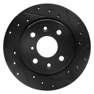 DFC® - Premium Drilled and Slotted Front Passenger Side Brake Rotor