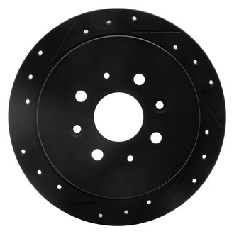 DFC® - Premium Drilled and Slotted Rear Driver Side Brake Rotor