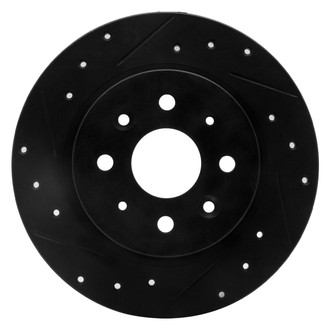 DFC® - Premium Drilled and Slotted Rear Driver Side Brake Rotor
