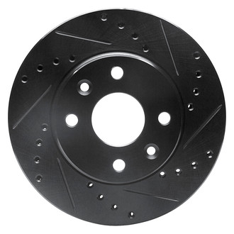 DFC® - Premium Drilled and Slotted Front Passenger Side Brake Rotor