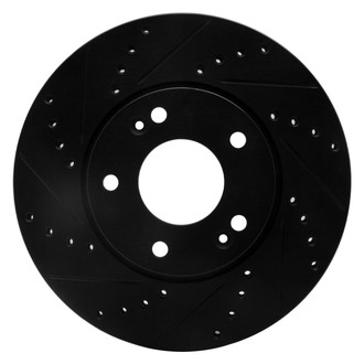 DFC® - Premium Drilled and Slotted Front Driver Side Brake Rotor