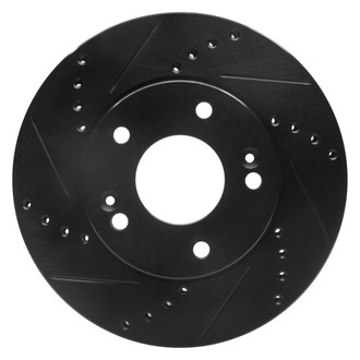 DFC® - Premium Drilled and Slotted Front Driver Side Brake Rotor