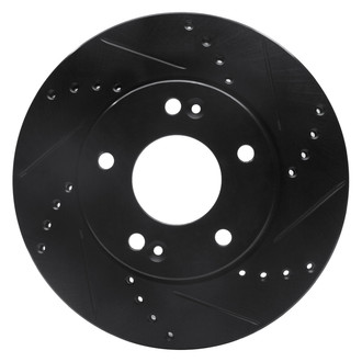 DFC® - Premium Drilled and Slotted Front Passenger Side Brake Rotor