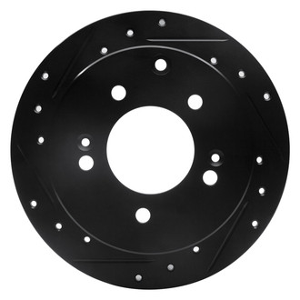 DFC® - Premium Drilled and Slotted Rear Driver Side Brake Rotor