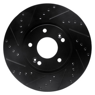 DFC® - Premium Drilled and Slotted Front Driver Side Brake Rotor