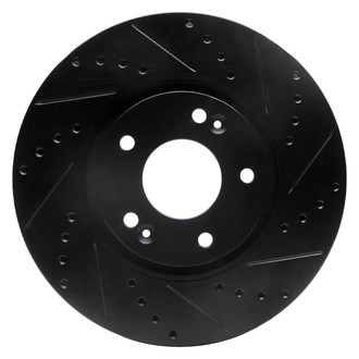 DFC® - Premium Drilled and Slotted Front Passenger Side Brake Rotor
