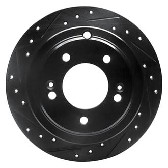 DFC® - Premium Drilled and Slotted Rear Driver Side Brake Rotor