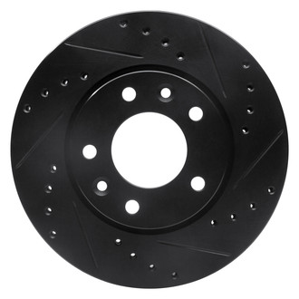 DFC® - Premium Drilled and Slotted Front Passenger Side Brake Rotor
