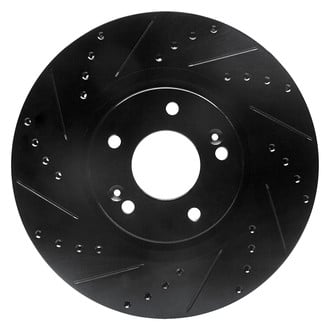 DFC® - Premium Drilled and Slotted Front Driver Side Brake Rotor