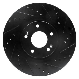 DFC® - Premium Drilled and Slotted Front Passenger Side Brake Rotor