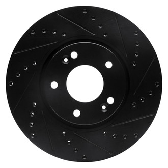 DFC® - Premium Drilled and Slotted Front Passenger Side Brake Rotor