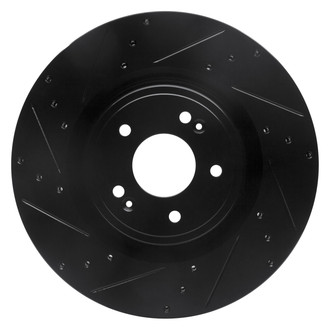 DFC® - Premium Drilled and Slotted Front Driver Side Brake Rotor