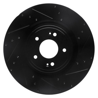 DFC® - Premium Drilled and Slotted Front Passenger Side Brake Rotor