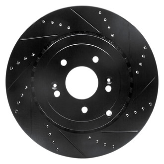 DFC® - Premium Drilled and Slotted Rear Passenger Side Brake Rotor