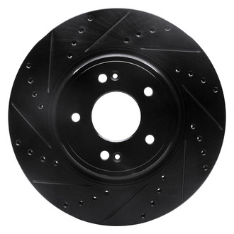 DFC® - Premium Drilled and Slotted Front Driver Side Brake Rotor