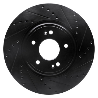 DFC® - Premium Drilled and Slotted Front Passenger Side Brake Rotor