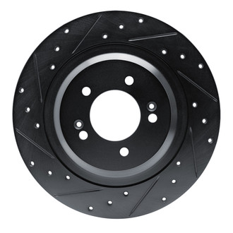 DFC® - Premium Drilled and Slotted Rear Driver Side Brake Rotor