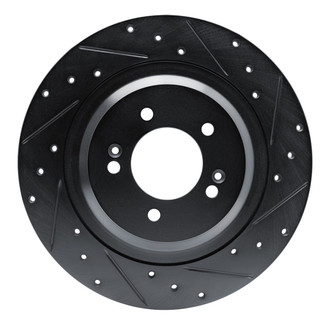DFC® - Premium Drilled and Slotted Rear Passenger Side Brake Rotor