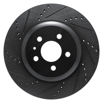 DFC® - Premium Drilled and Slotted Rear Driver Side Brake Rotor