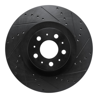 DFC® - Premium Drilled and Slotted Front Passenger Side Brake Rotor