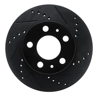DFC® - Premium Drilled and Slotted Front Passenger Side Brake Rotor