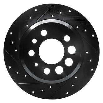DFC® - Premium Drilled and Slotted Rear Driver Side Brake Rotor