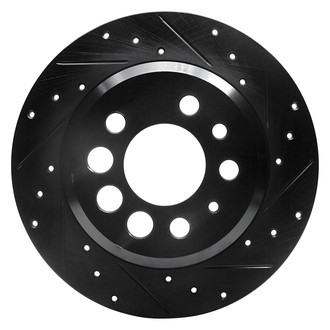 DFC® - Premium Drilled and Slotted Rear Passenger Side Brake Rotor